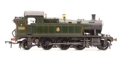 Pre-Owned 32-132 GWR 45XX Prairie Tank 4562 BR Lined Green Early Emblem Steam Locomotive - DCC Fitted - Custom Weathered