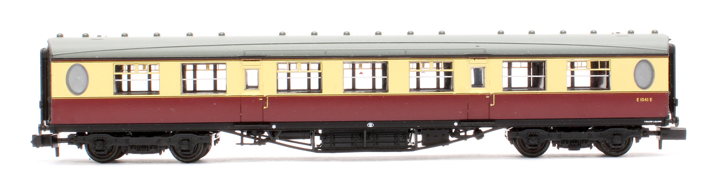 Pre-Owned BR Crimson & Cream 3rd Thompson Corridor Coach No.E1041E