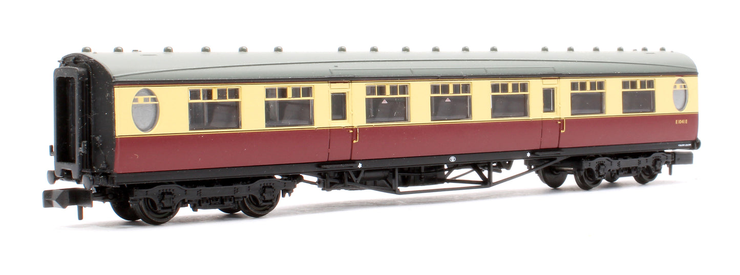 Pre-Owned BR Crimson & Cream 3rd Thompson Corridor Coach No.E1041E