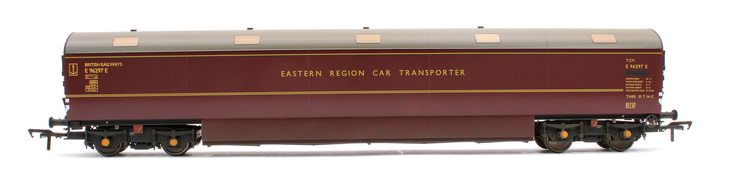 Newton Chambers Car Carrier BR Maroon E96297E - Weathered