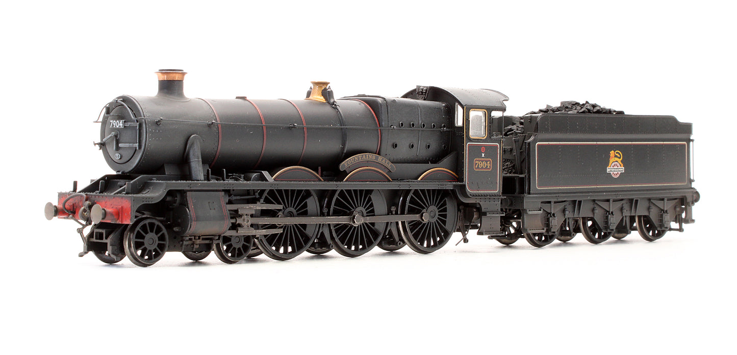 Pre-Owned 31-783 Modified Hall Class 7904 BR Lined Black Early Emblem 'Fountains Hall' Steam Locomotive - TTS Sound Fitted Custom Weathered