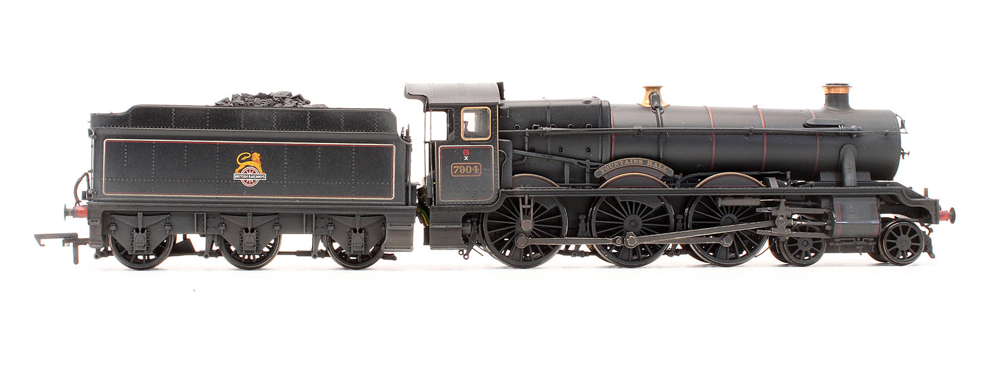Pre-Owned 31-783 Modified Hall Class 7904 BR Lined Black Early Emblem 'Fountains Hall' Steam Locomotive - TTS Sound Fitted Custom Weathered