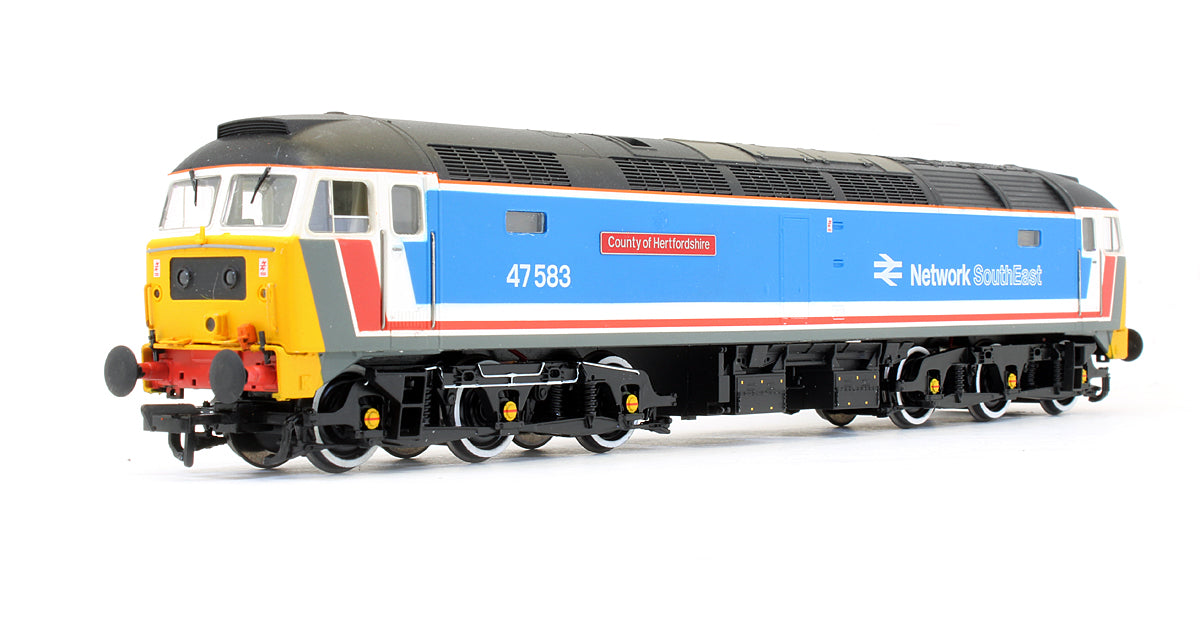 Pre-Owned Class 47583 'County Of Hertfordshire' Network Southeast Diesel Locomotive - Renamed & Numbererd
