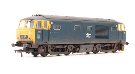 Pre-Owned 3529 Class 35 BR 'Hymek' Blue FYE D7001 Diesel Locomotive - DCC Fitted - Custom Weathered