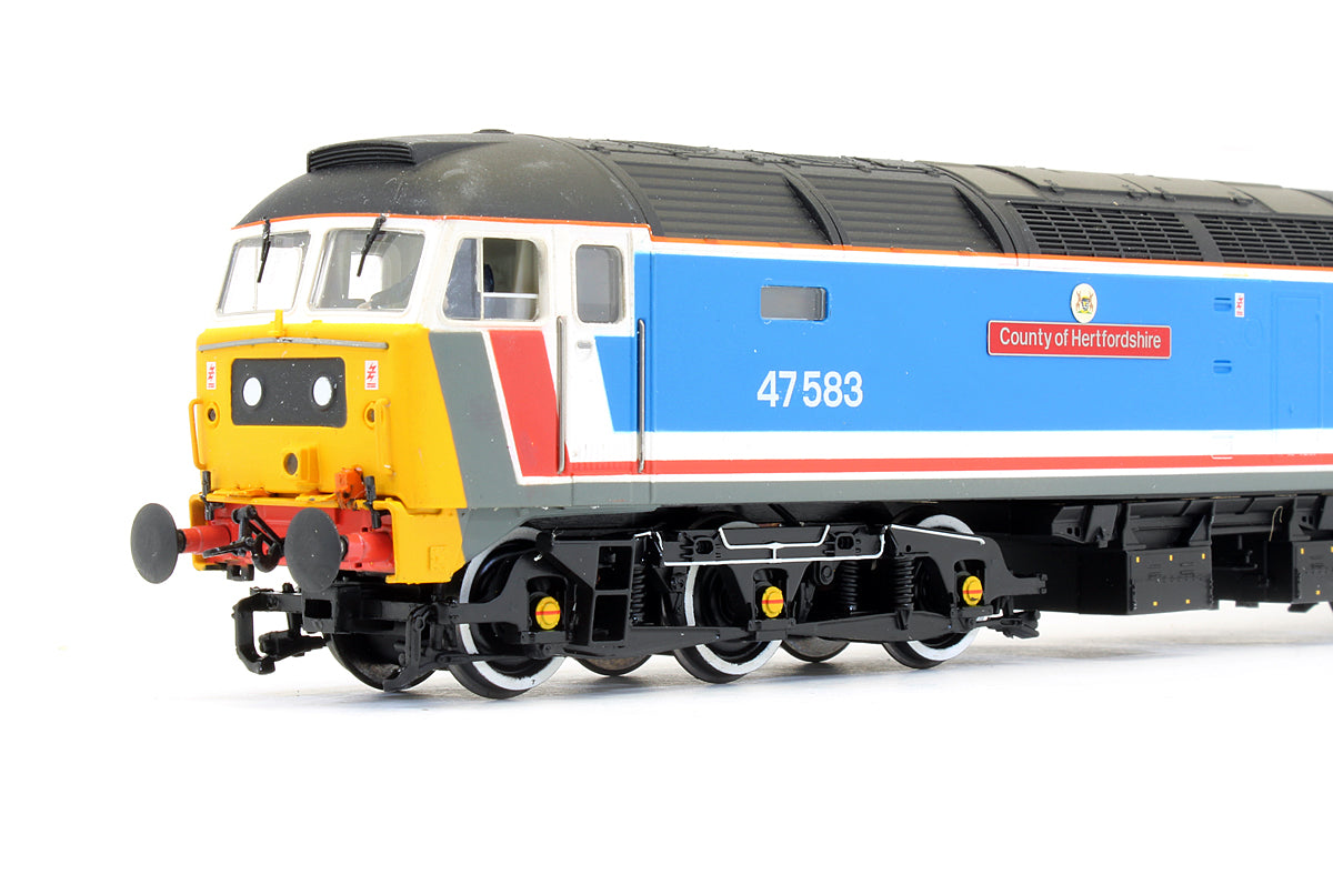 Pre-Owned Class 47583 'County Of Hertfordshire' Network Southeast Diesel Locomotive - Renamed & Numbererd