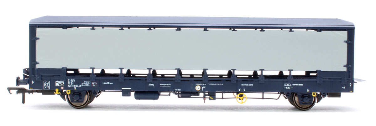 IPA Car Carriers Groupe CAT blue - Covered - (Four Pack)