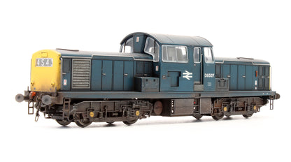 Pre-Owned 1708 Class 17 Clayton BR Blue With Full Yellow Panels D8507 Diesel Locomotive - DCC Fitted - Custom Weathered