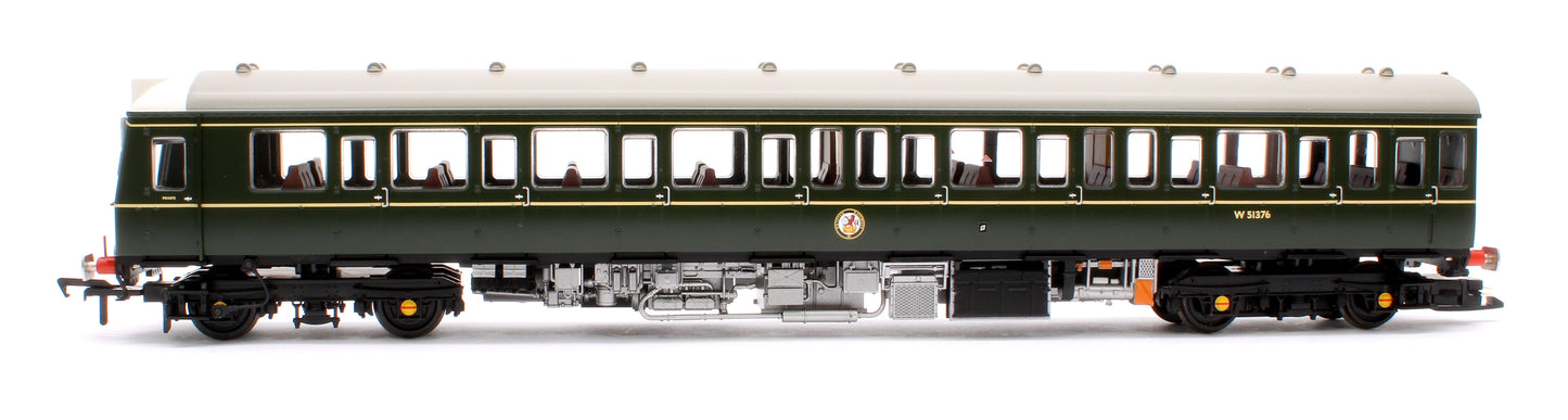 Class 117 3-Car DMU R334 BR Green (Small Yellow Panels)