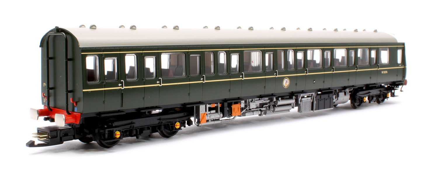 Class 117 3-Car DMU R334 BR Green (Small Yellow Panels) - DCC Sound