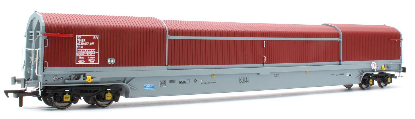 RT-OO-KSA-201A KSA ‘Rover Cube’ Wagons Original Maroon & Grey Livery No. 33 70 4739 001-4 and 017-0 - Twin Pack