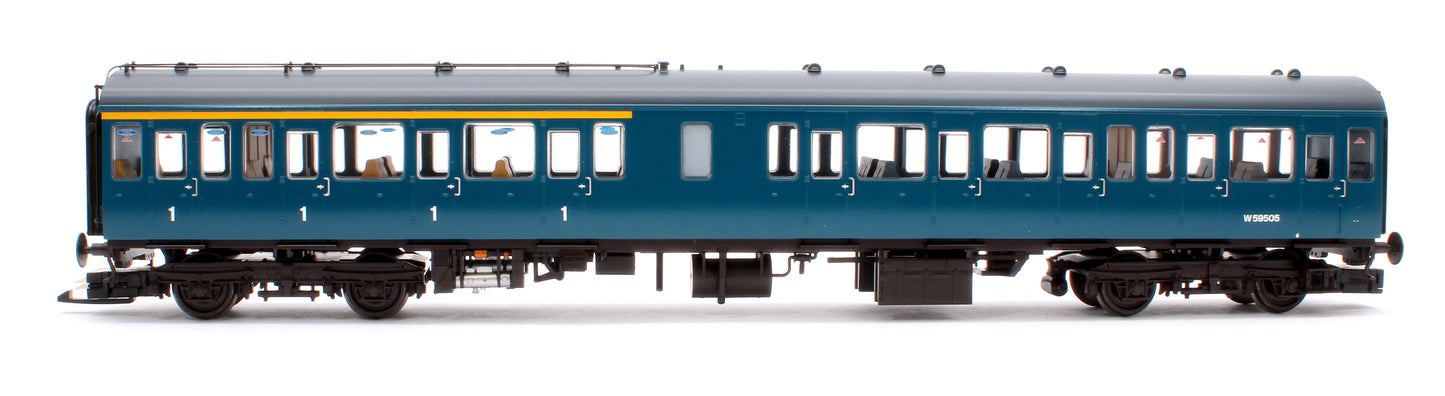 Class 117 3-Car DMU L412 BR Blue - DCC Sound