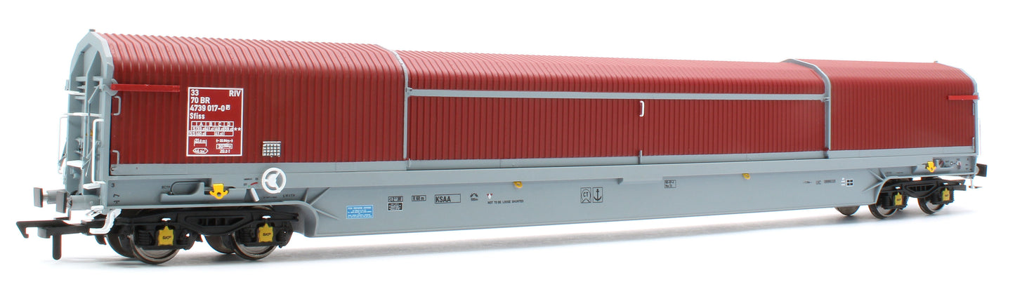 RT-OO-KSA-201A KSA ‘Rover Cube’ Wagons Original Maroon & Grey Livery No. 33 70 4739 001-4 and 017-0 - Twin Pack