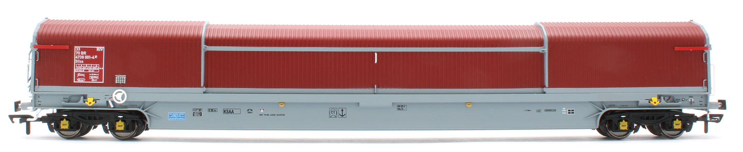 RT-OO-KSA-201A KSA ‘Rover Cube’ Wagons Original Maroon & Grey Livery No. 33 70 4739 001-4 and 017-0 - Twin Pack