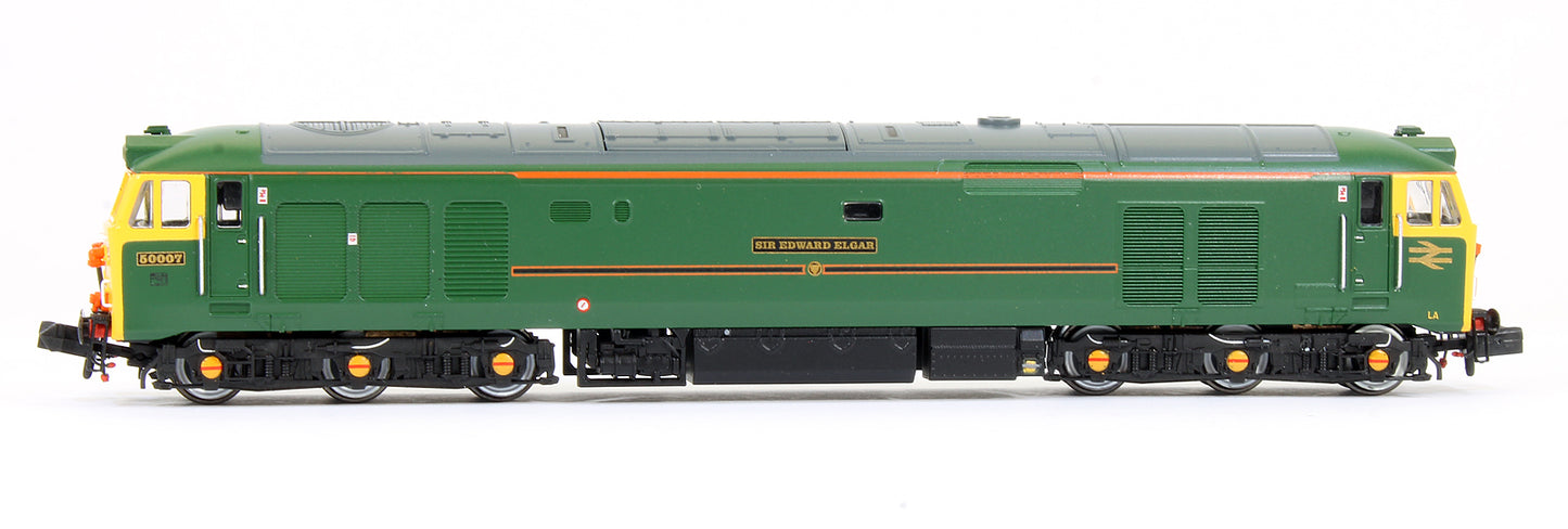 Pre-Owned 2D-002-004 Class 50 'Sir Edward Elgar' 50007 BR Lined Green Diesel Locomotive - Special Edition