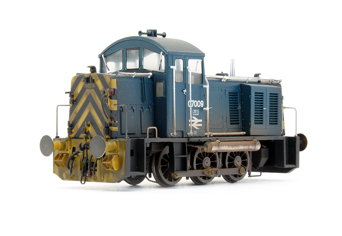 Pre-Owned Class 07009 (V2) BR Blue Diesel Locomotive - Weathered - DCC Fitted