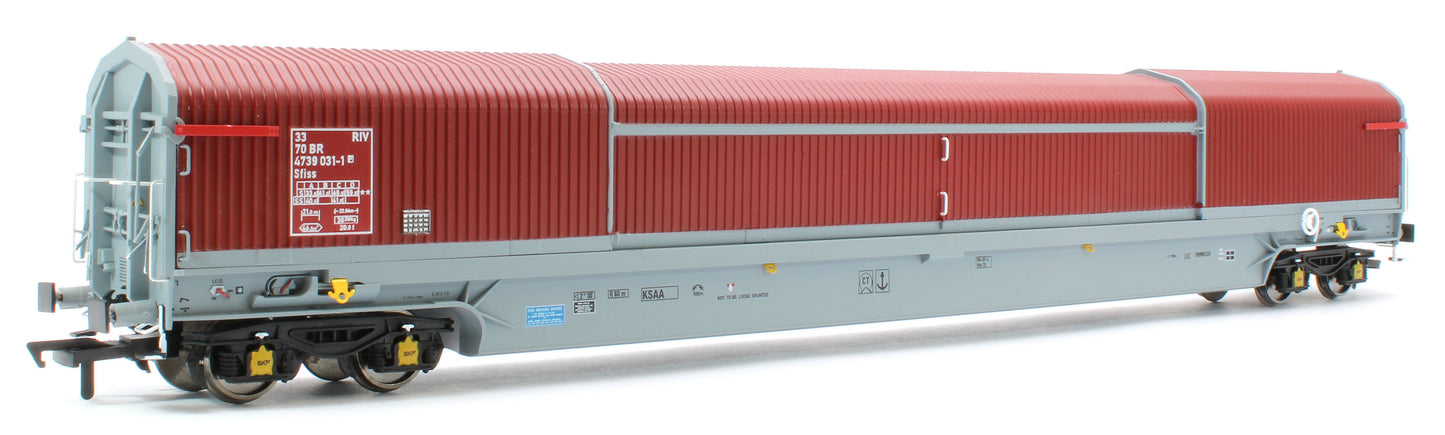 RT-OO-KSA-201B KSA ‘Rover Cube’ Wagons Original Maroon & Grey Livery No. 33 70 4739 023-8 and 031-1 - Twin Pack