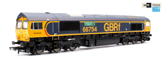 Class 66 GBRf Co-Co 754 'Northampton Saints' Diesel Locomotive - DCC Sound Fitted