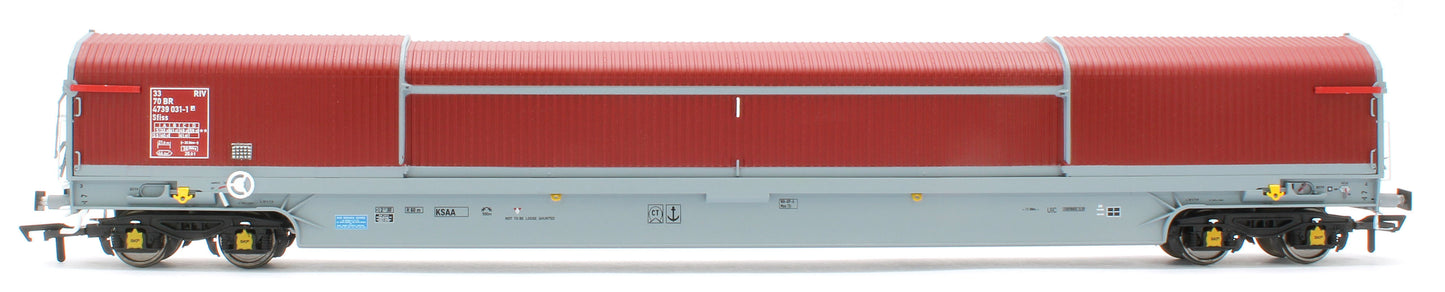 RT-OO-KSA-201B KSA ‘Rover Cube’ Wagons Original Maroon & Grey Livery No. 33 70 4739 023-8 and 031-1 - Twin Pack