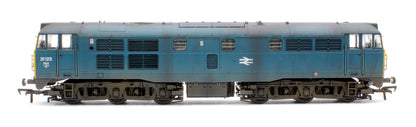 Highly Detailed Deluxe Weathered Class 31/1 31123 BR Blue Diesel Locomotive