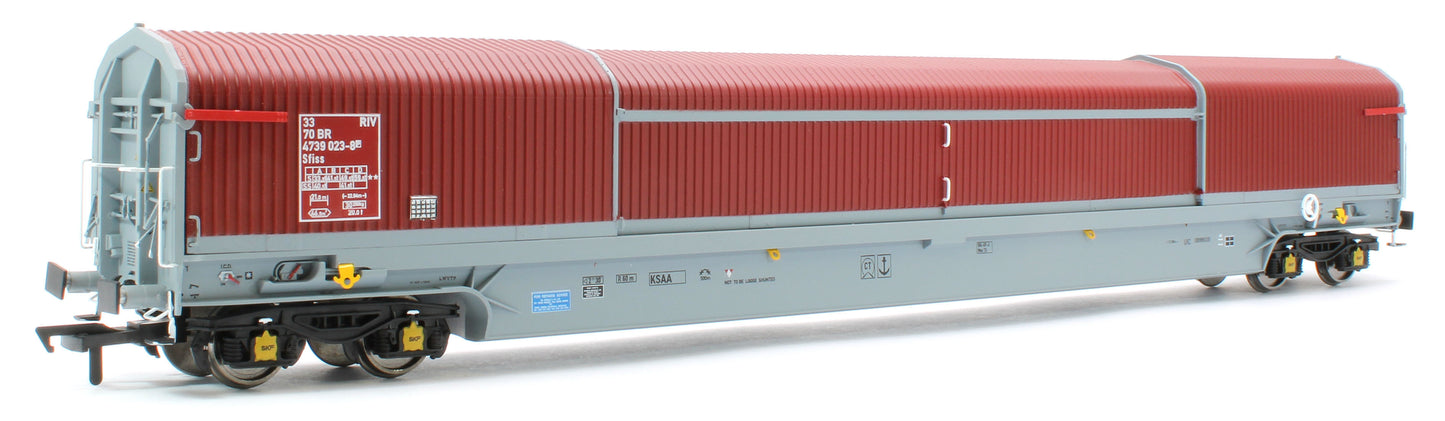 RT-OO-KSA-201B KSA ‘Rover Cube’ Wagons Original Maroon & Grey Livery No. 33 70 4739 023-8 and 031-1 - Twin Pack