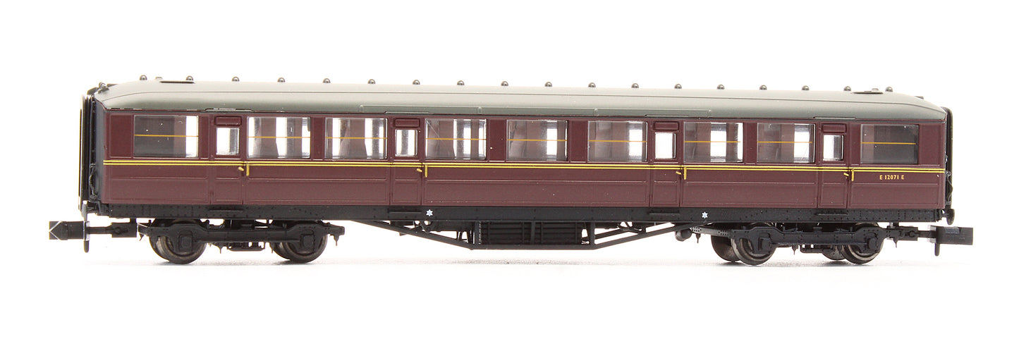 Pre-Owned NC-031D Gresley BR Maroon 2nd Class Coach 'E12071E'