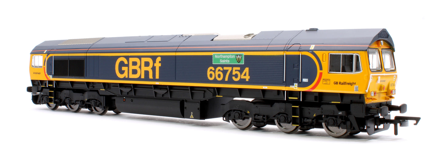 Class 66 GBRf Co-Co 754 'Northampton Saints' Diesel Locomotive - DCC Sound Fitted