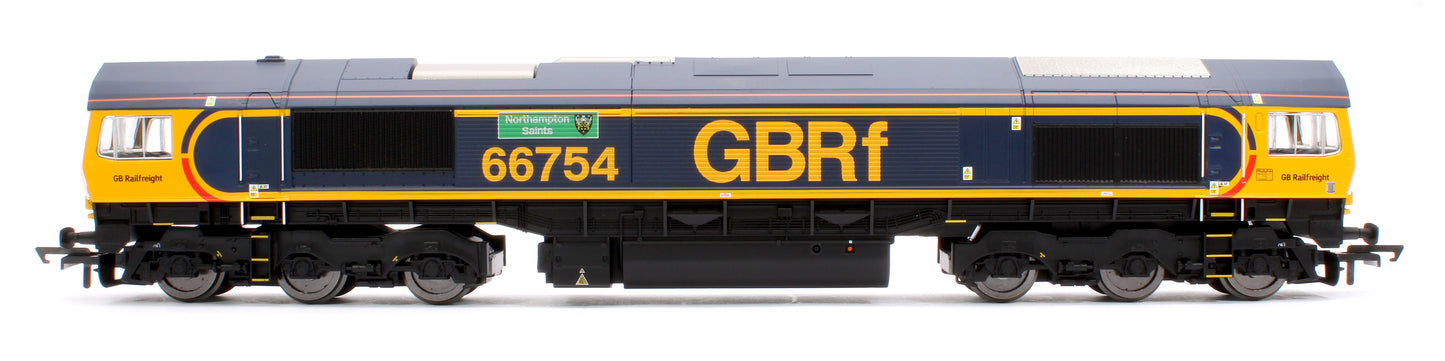 Class 66 GBRf Co-Co 754 'Northampton Saints' Diesel Locomotive - DCC Sound Fitted