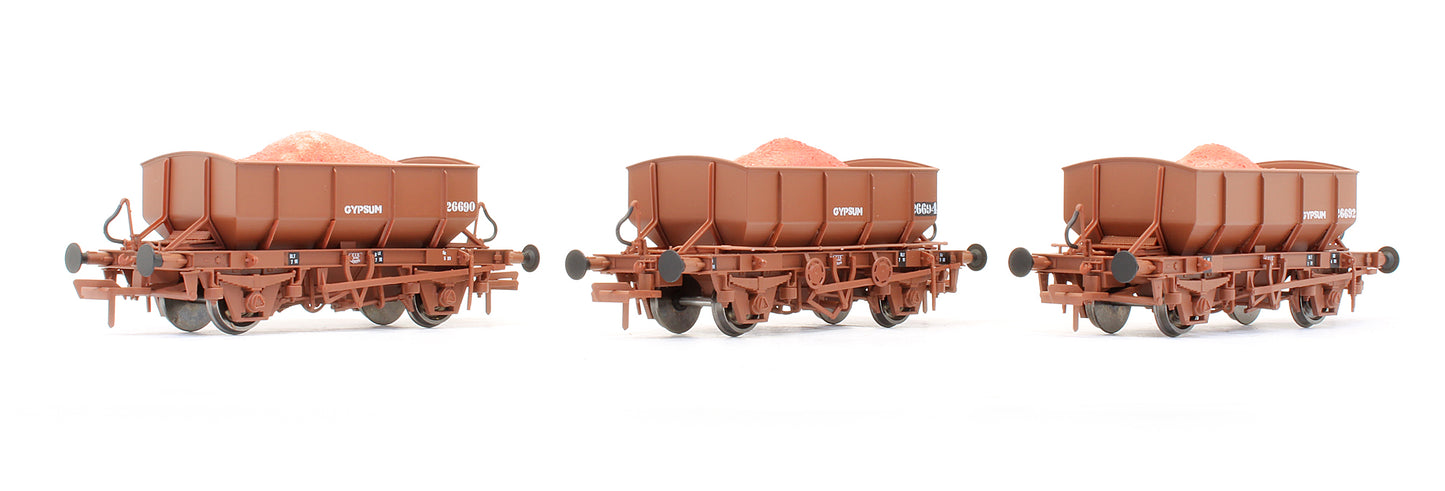 Pre-Owned IRM1009-D CIE / IR Gypsum Hopper Wagon - 3 Pack