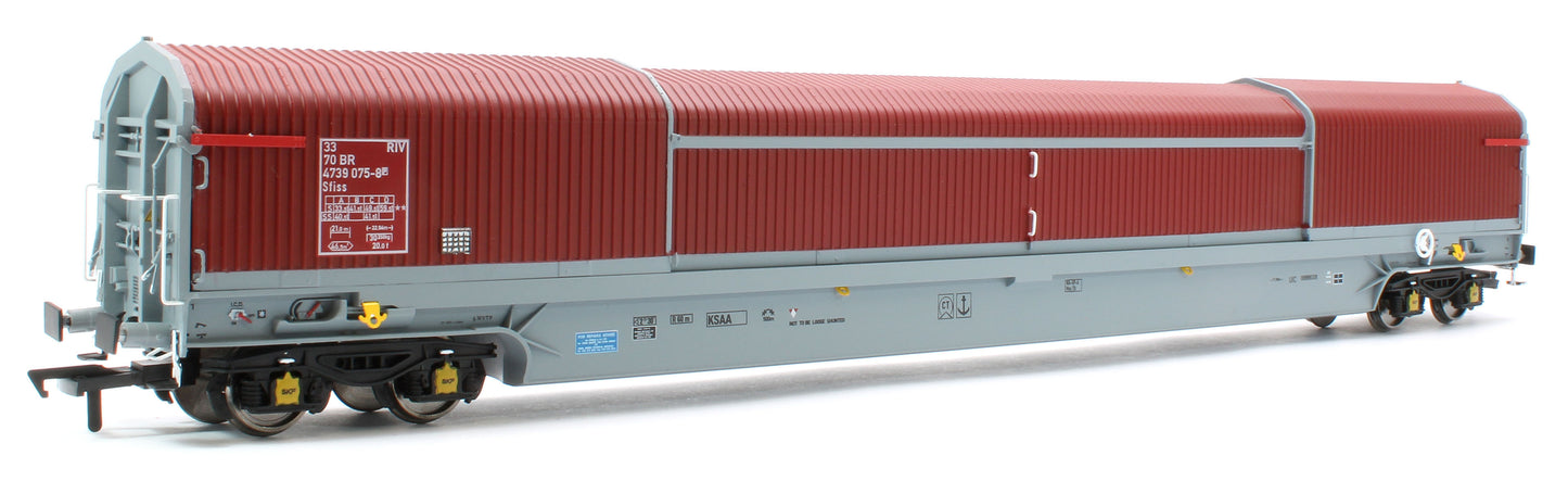 RT-OO-KSA-201C KSA ‘Rover Cube’ Wagons Original Maroon & Grey Livery No. 33 70 4739 044-4 and 059-2 - Twin Pack