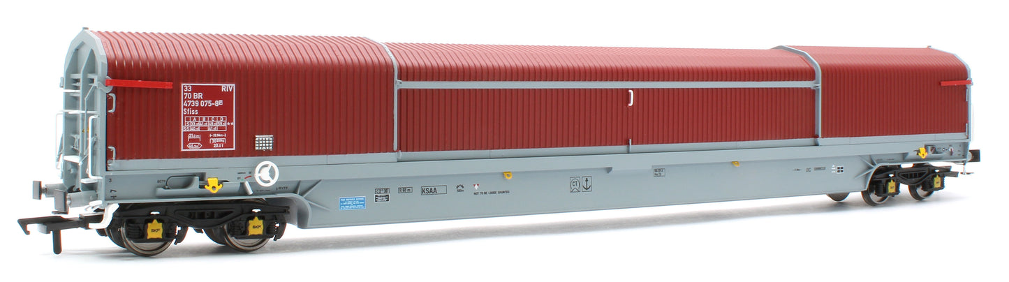 RT-OO-KSA-201C KSA ‘Rover Cube’ Wagons Original Maroon & Grey Livery No. 33 70 4739 044-4 and 059-2 - Twin Pack