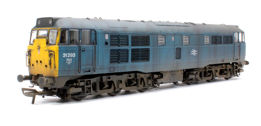 Highly Detailed Deluxe Weathered Class 31/1 31293 BR Blue Diesel Locomotive