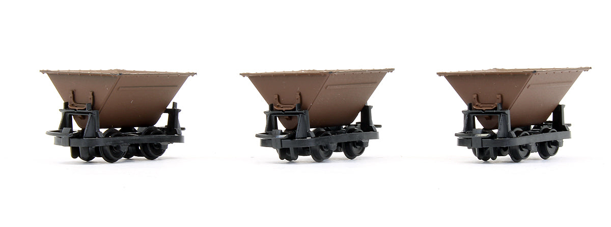 Pre-Owned GR330 Hudson "Rugga" V-Skips (3) - Brown 009 Scale