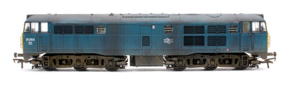 Highly Detailed Deluxe Weathered Class 31/1 31293 BR Blue Diesel Locomotive