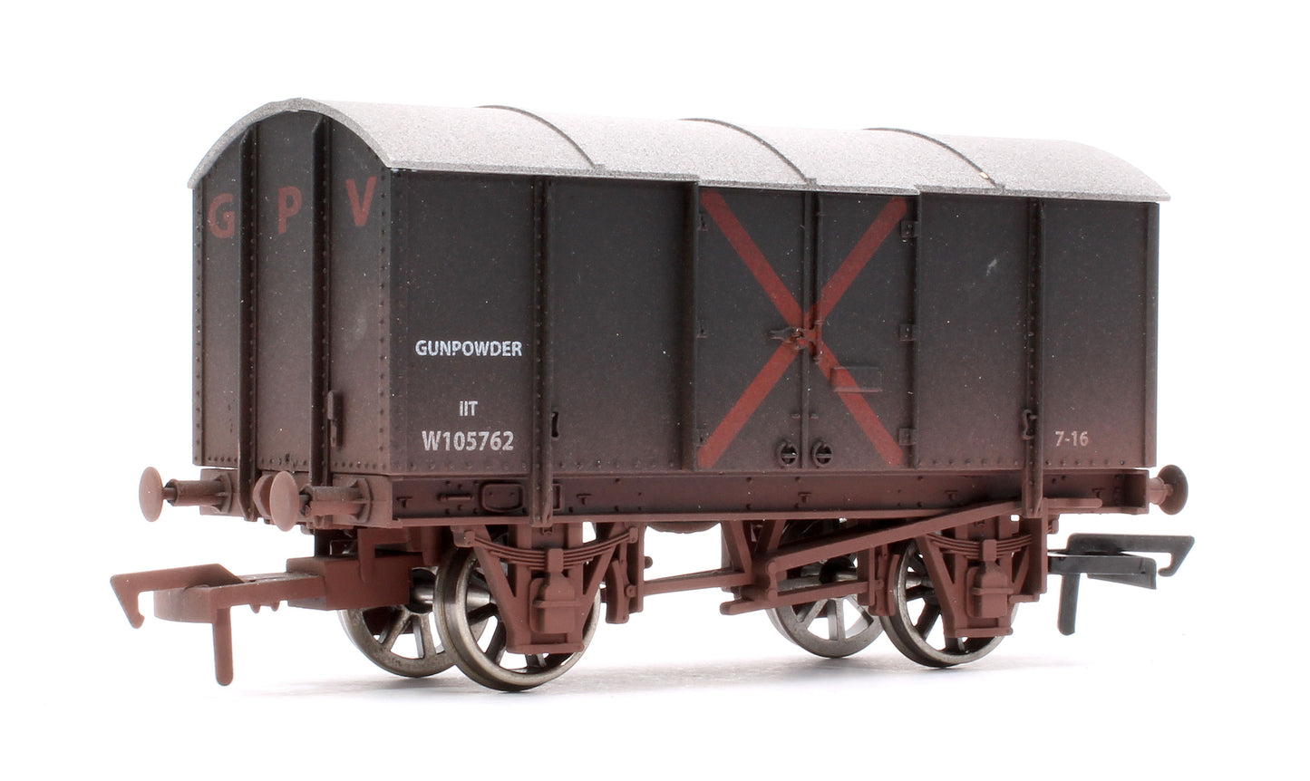 Pre-Owned 4F-013-012 GWR Gunpowder Van No.W105762 - Weathered