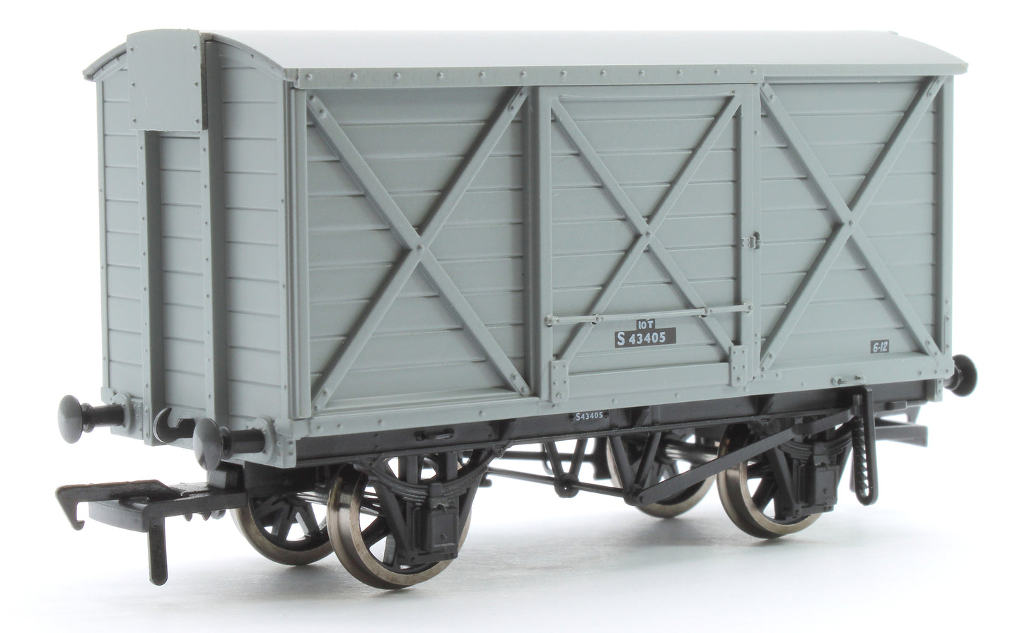 LSWR 10T Ventilated Van BR Grey No. S43405