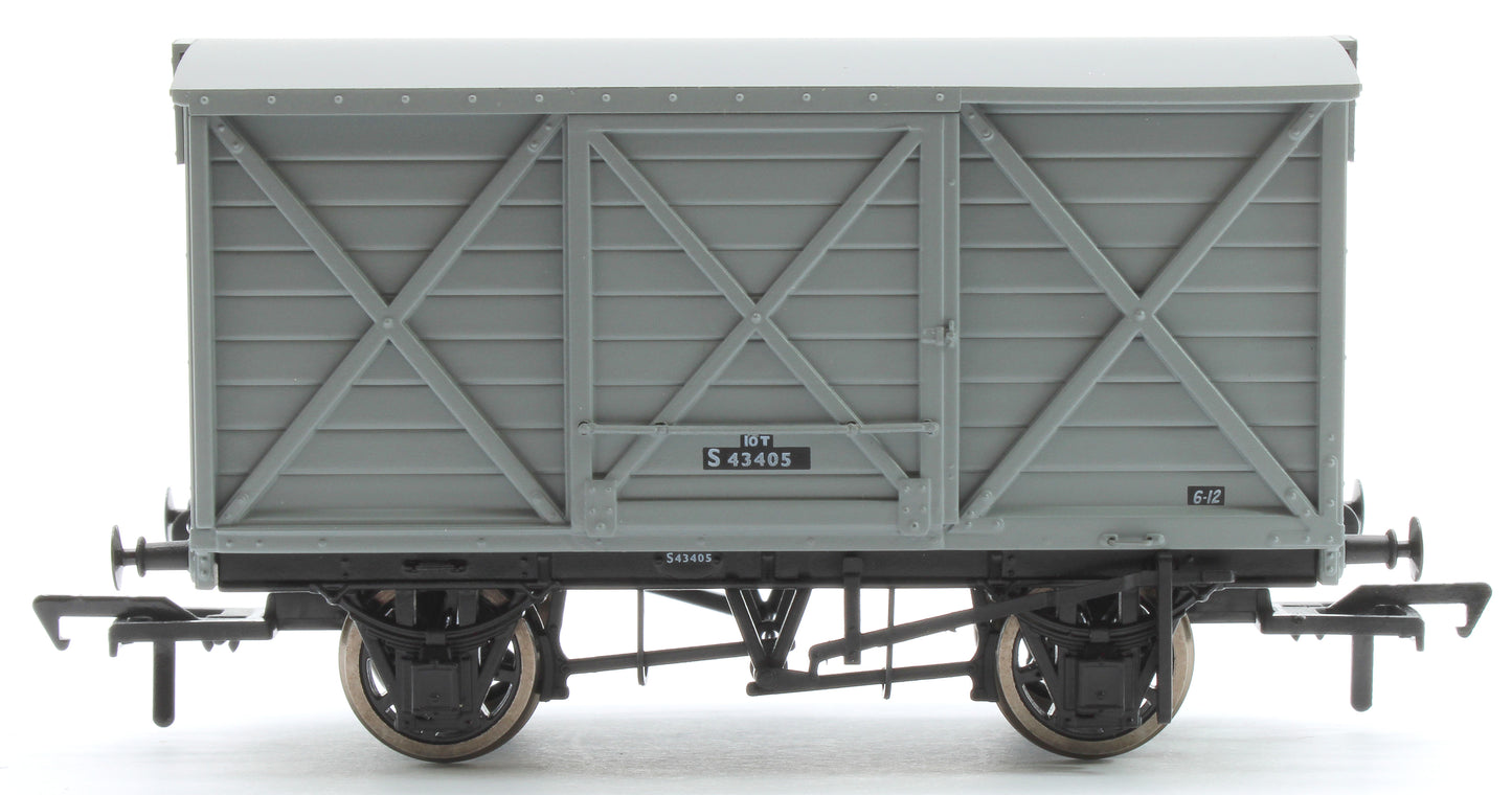 LSWR 10T Ventilated Van BR Grey No. S43405