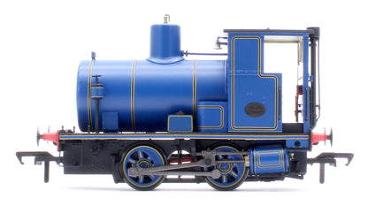 Andrew Barclay Fireless 0-4-0 - Lined Caledonian Blue Steam Locomotive - DCC Sound