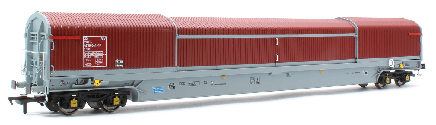 RT-OO-KSA-201D KSA ‘Rover Cube’ Wagons Original Maroon & Grey Livery No. 33 70 4739 063-4 and 075-8 - Twin Pack