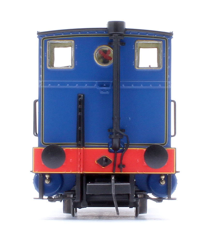 965002 Andrew Barclay Fireless 0-4-0 - Lined Caledonian Blue Steam Locomotive