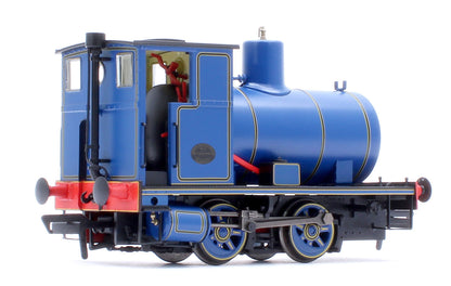 Andrew Barclay Fireless 0-4-0 - Lined Caledonian Blue Steam Locomotive - DCC Sound