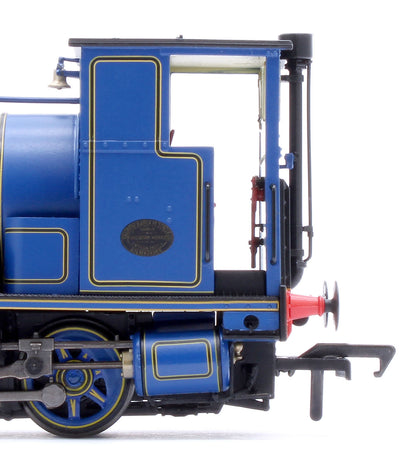 Andrew Barclay Fireless 0-4-0 - Lined Caledonian Blue Steam Locomotive - DCC Sound
