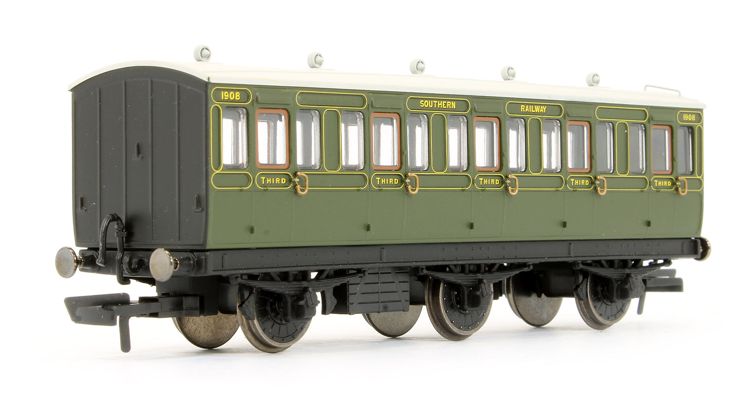 Pre-Owned R40086 SR 6 Wheel 3rd Class Coach No.1908