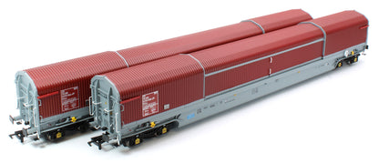 RT-OO-KSA-201D KSA ‘Rover Cube’ Wagons Original Maroon & Grey Livery No. 33 70 4739 063-4 and 075-8 - Twin Pack