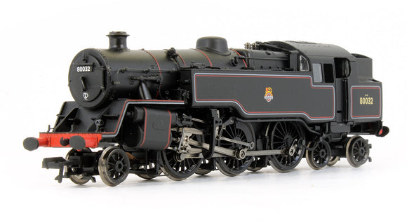 Pre-Owned Standard Class 4MT Tank 80032 BR Lined Early Emblem Steam Locomotive