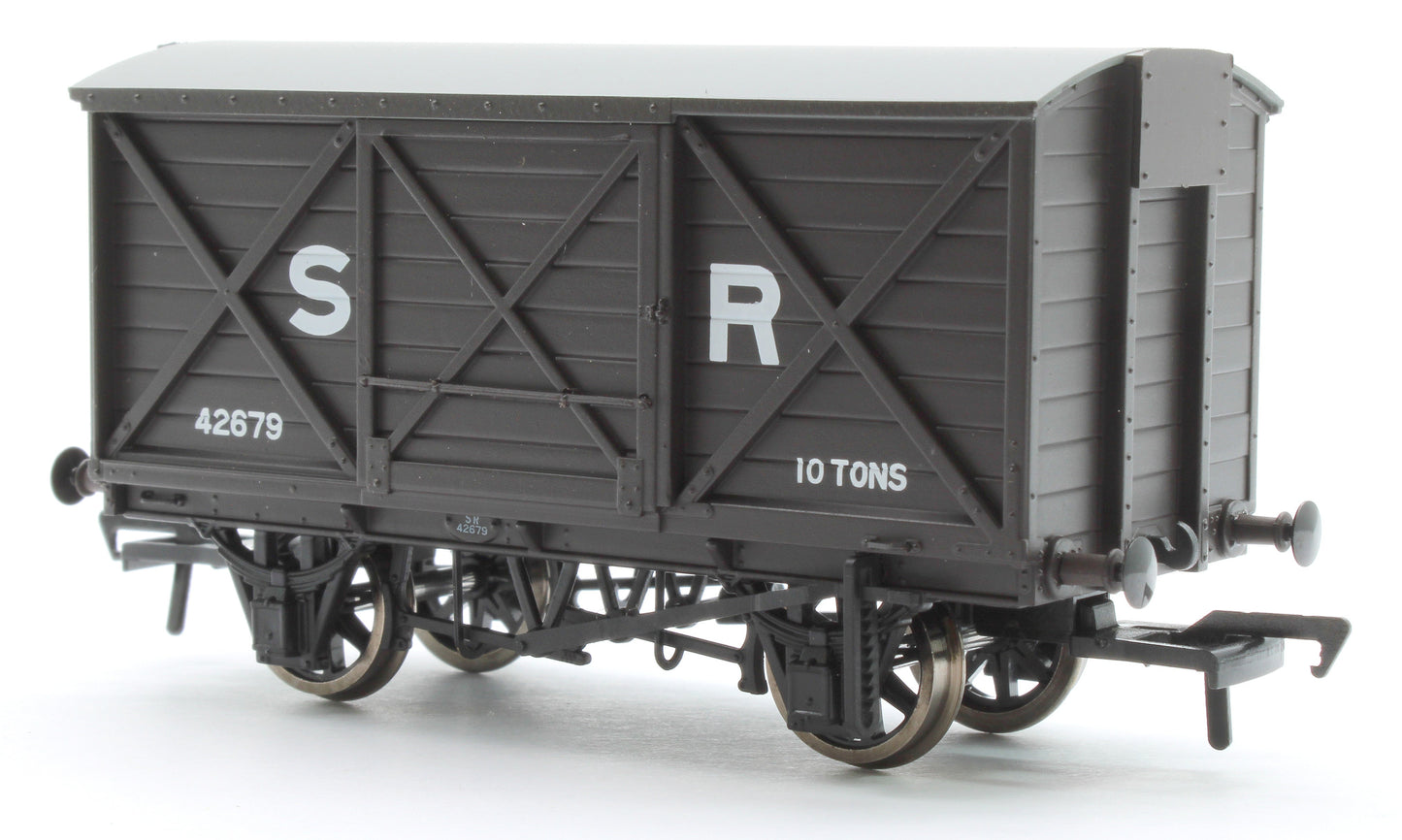 Pre-Owned LSWR 10T Ventilated Van SR Brown (Early) 42679