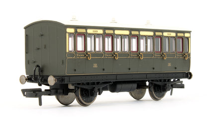 Pre-Owned R40066 GWR 4 Wheel 3rd Class Coach No.1889