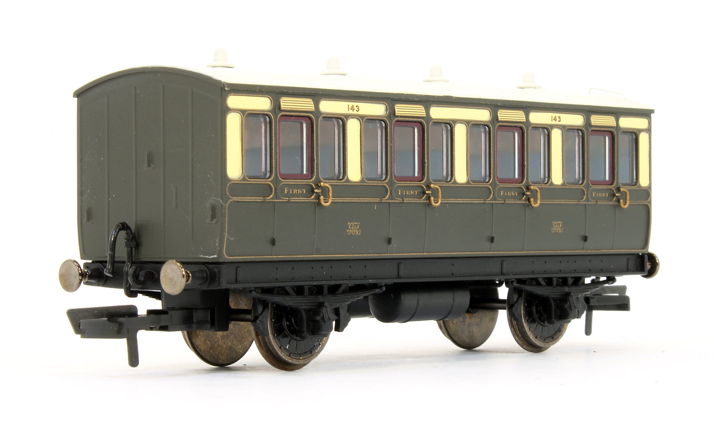 Pre-Owned R40065 GWR 4 Wheel 1st Class Coach No.143