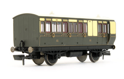 R40067 Pre-Owned GWR 4 Wheel Brake 3rd Class Coach No.301