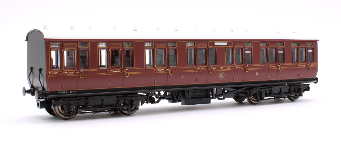 GWR Toplight Mainline City Lined Crimson Composite 7901 Set 1