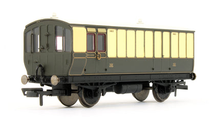 GWR 4 Wheel Coach Passenger Brake No.1411